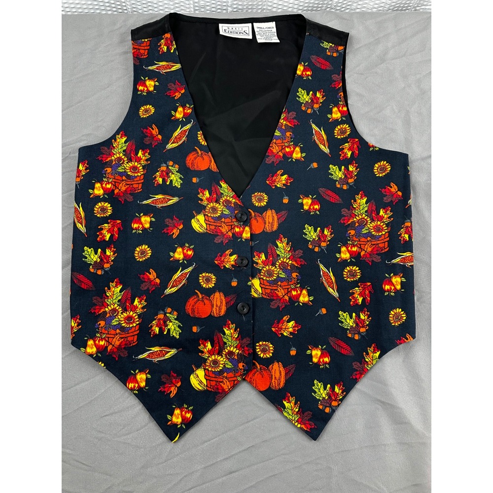 Vintage Halloween Vest by Basic Editions size SMALL